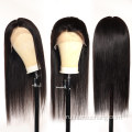 Оптовые парики для человеческих волос для чернокожих женщин 18 -дюймовый поставщик 150% Плотность Девственное кружев